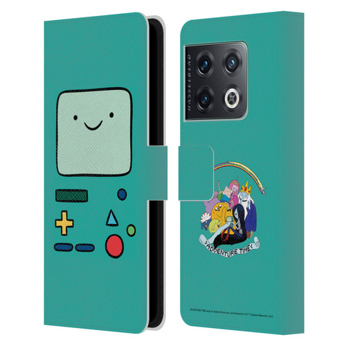 Adventure Time Graphics BMO Leather Book Wallet Case Cover For OnePlus 10 Pro
