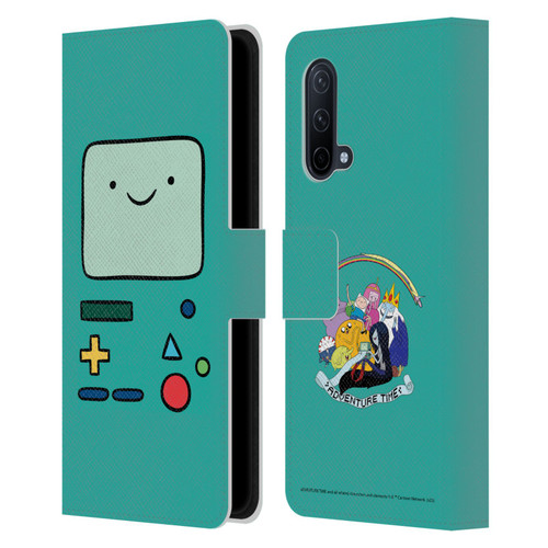 Adventure Time Graphics BMO Leather Book Wallet Case Cover For OnePlus Nord CE 5G