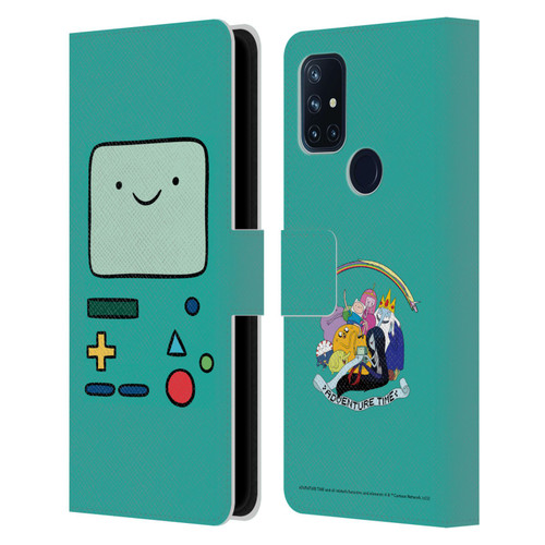Adventure Time Graphics BMO Leather Book Wallet Case Cover For OnePlus Nord N10 5G