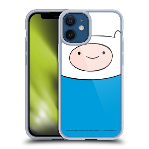 Adventure Time Graphics Finn The Human Soft Gel Case for Apple iPhone 12 Mini & MagSafe