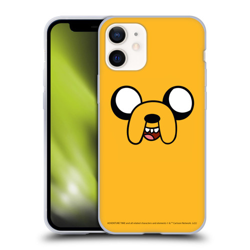 Adventure Time Graphics Jake The Dog Soft Gel Case for Apple iPhone 12 Mini