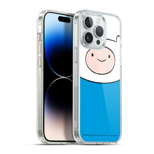Adventure Time Graphics Finn The Human Soft Gel Case for Apple iPhone 13 Pro Max & MagSafe