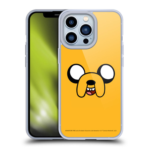 Adventure Time Graphics Jake The Dog Soft Gel Case for Apple iPhone 13 Pro