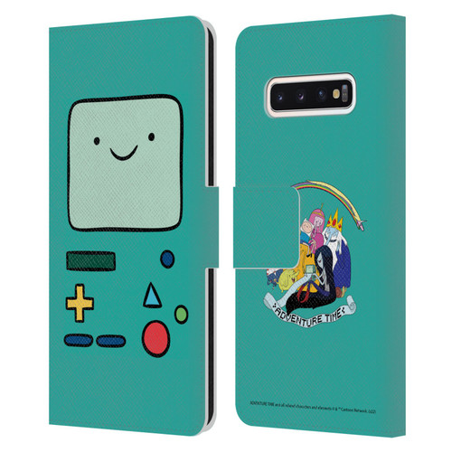 Adventure Time Graphics BMO Leather Book Wallet Case Cover For Samsung Galaxy S10