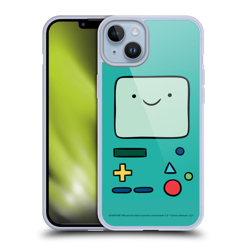 Adventure Time Graphics BMO Soft Gel Case for Apple iPhone 14 Plus