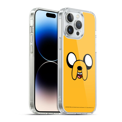 Adventure Time Graphics Jake The Dog Soft Gel Case for Apple iPhone 14 Pro Max & MagSafe