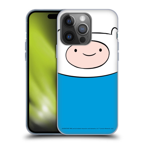 Adventure Time Graphics Finn The Human Soft Gel Case for Apple iPhone 14 Pro