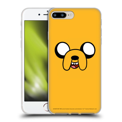 Adventure Time Graphics Jake The Dog Soft Gel Case for Apple iPhone 7 Plus / iPhone 8 Plus & MagSafe