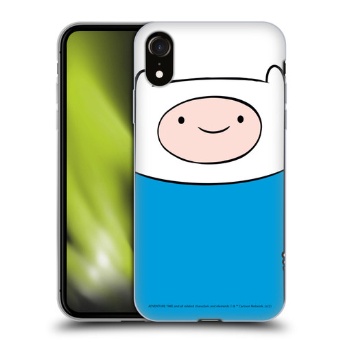 Adventure Time Graphics Finn The Human Soft Gel Case for Apple iPhone XR