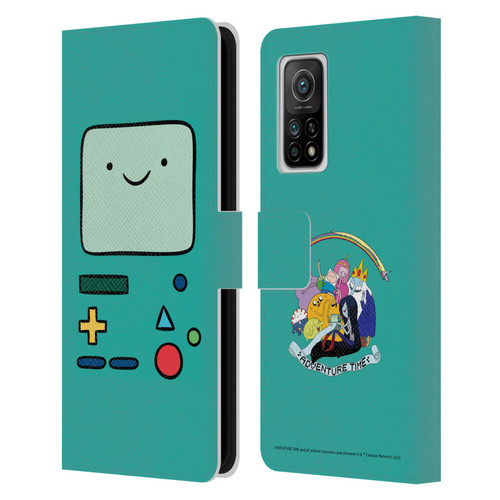 Adventure Time Graphics BMO Leather Book Wallet Case Cover For Xiaomi Mi 10T 5G