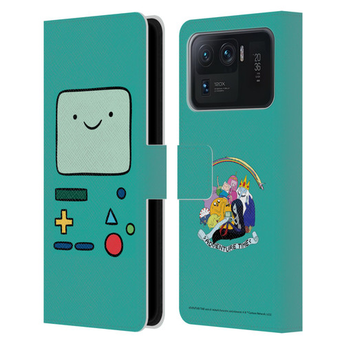 Adventure Time Graphics BMO Leather Book Wallet Case Cover For Xiaomi Mi 11 Ultra