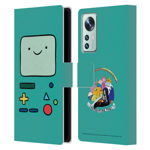 Adventure Time Graphics BMO Leather Book Wallet Case Cover For Xiaomi 12