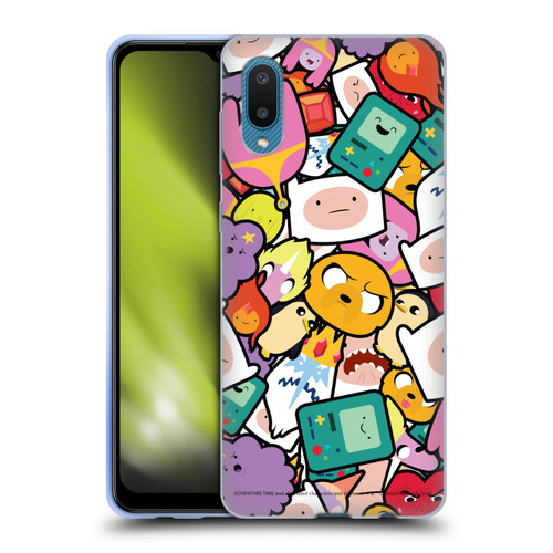Adventure Time Graphics Pattern Soft Gel Case for Samsung Galaxy A02/M02 (2021)