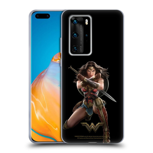 Wonder Woman Movie Character Art Bracelets Of Submission Soft Gel Case for Huawei P40 Pro / P40 Pro Plus 5G