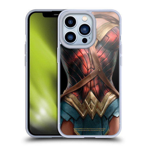 Wonder Woman Movie Character Art Costume Soft Gel Case for Apple iPhone 13 Pro