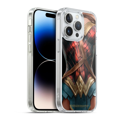 Wonder Woman Movie Character Art Costume Soft Gel Case for Apple iPhone 14 Pro & MagSafe