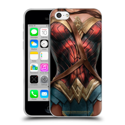 Wonder Woman Movie Character Art Costume Soft Gel Case for Apple iPhone 5c