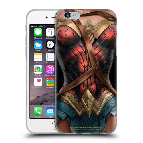 Wonder Woman Movie Character Art Costume Soft Gel Case for Apple iPhone 6 / iPhone 6s