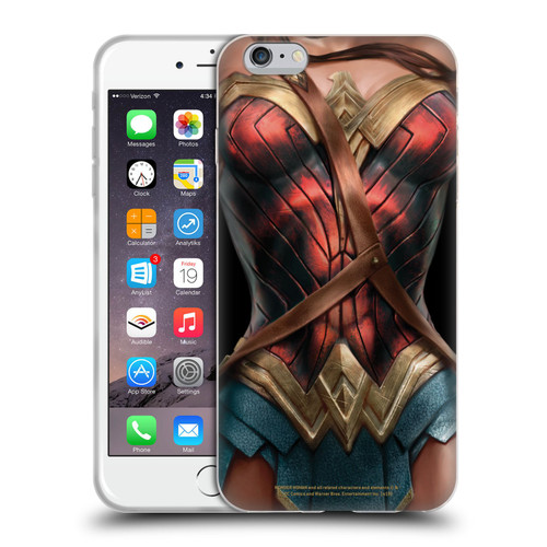 Wonder Woman Movie Character Art Costume Soft Gel Case for Apple iPhone 6 Plus / iPhone 6s Plus