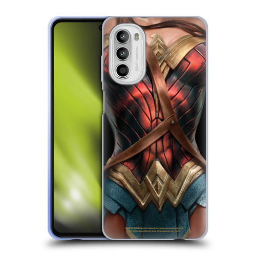 Wonder Woman Movie Character Art Costume Soft Gel Case for Motorola Moto G52