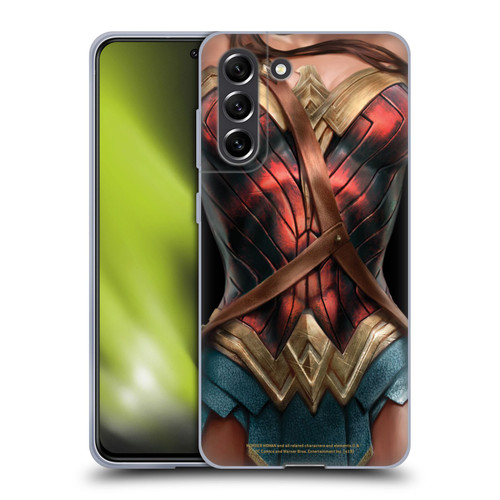 Wonder Woman Movie Character Art Costume Soft Gel Case for Samsung Galaxy S21 FE 5G