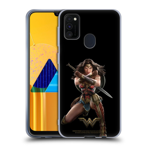 Wonder Woman Movie Character Art Bracelets Of Submission Soft Gel Case for Samsung Galaxy M30s (2019)/M21 (2020)