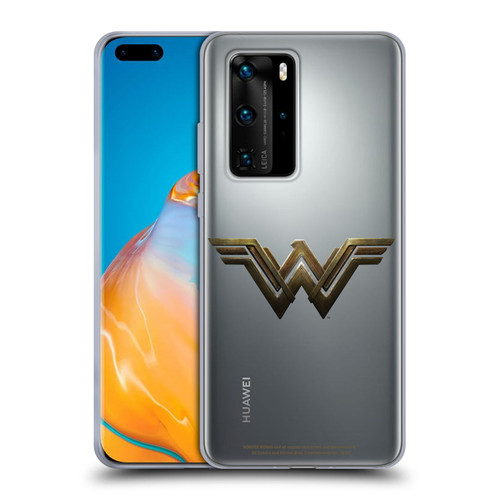 Wonder Woman Movie Logos Main Soft Gel Case for Huawei P40 Pro / P40 Pro Plus 5G