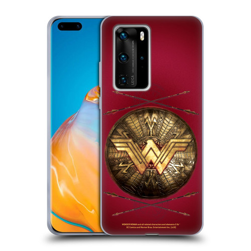 Wonder Woman Movie Logos Shield And Arrows Soft Gel Case for Huawei P40 Pro / P40 Pro Plus 5G