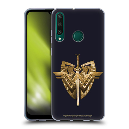 Wonder Woman Movie Logos Sword And Shield Soft Gel Case for Huawei Y6p