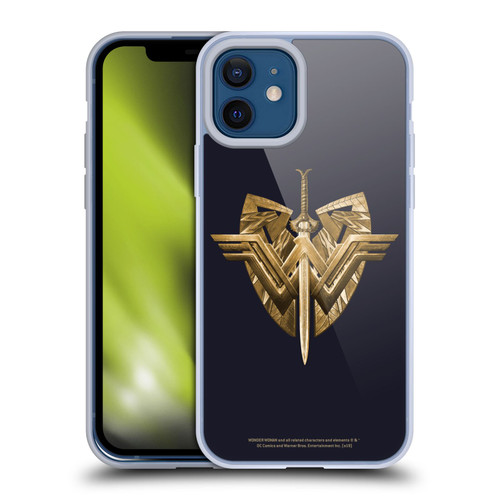 Wonder Woman Movie Logos Sword And Shield Soft Gel Case for Apple iPhone 12 / iPhone 12 Pro