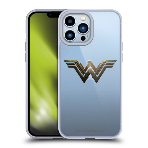 Wonder Woman Movie Logos Main Soft Gel Case for Apple iPhone 13 Pro Max & MagSafe