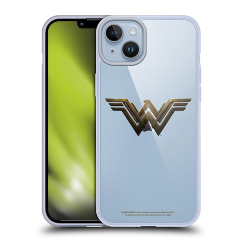 Wonder Woman Movie Logos Main Soft Gel Case for Apple iPhone 14 Plus & MagSafe