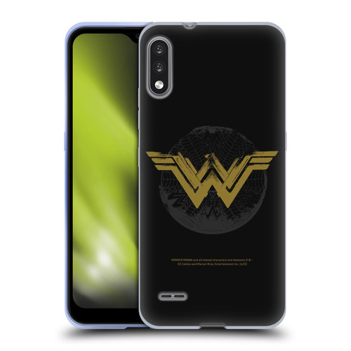 Wonder Woman Movie Logos Distressed Look Soft Gel Case for LG K22