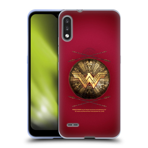 Wonder Woman Movie Logos Shield And Arrows Soft Gel Case for LG K22