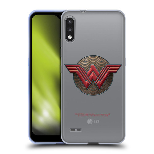 Wonder Woman Movie Logos Waves Soft Gel Case for LG K22