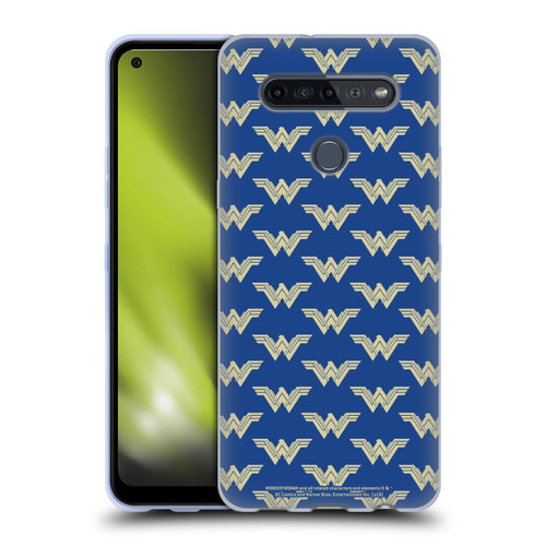 Wonder Woman Movie Logos Pattern Soft Gel Case for LG K51S