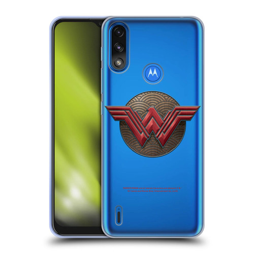 Wonder Woman Movie Logos Waves Soft Gel Case for Motorola Moto E7 Power / Moto E7i Power