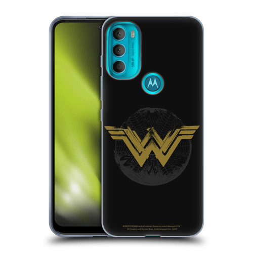 Wonder Woman Movie Logos Distressed Look Soft Gel Case for Motorola Moto G71 5G