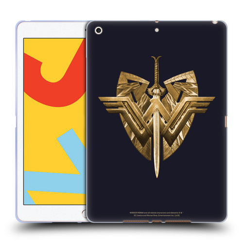 Wonder Woman Movie Logos Sword And Shield Soft Gel Case for Apple iPad 10.2 2019/2020/2021