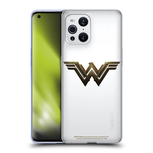 Wonder Woman Movie Logos Main Soft Gel Case for OPPO Find X3 / Pro