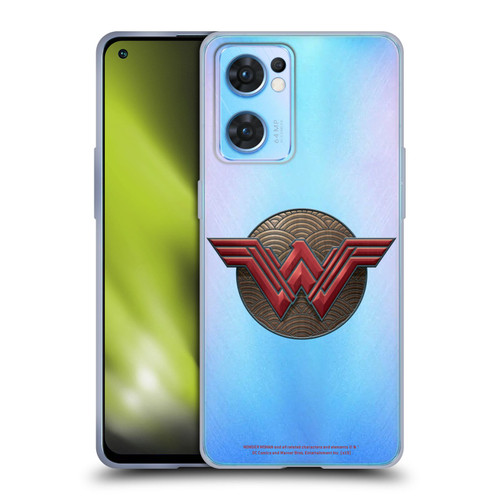 Wonder Woman Movie Logos Waves Soft Gel Case for OPPO Reno7 5G / Find X5 Lite