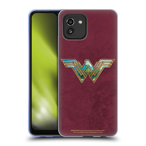 Wonder Woman Movie Logos Themiscyra Soft Gel Case for Samsung Galaxy A03 (2021)