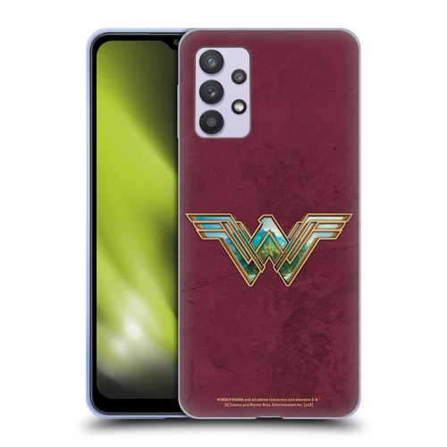 Wonder Woman Movie Logos Themiscyra Soft Gel Case for Samsung Galaxy A32 5G / M32 5G (2021)