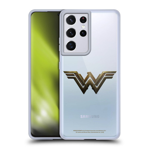 Wonder Woman Movie Logos Main Soft Gel Case for Samsung Galaxy S21 Ultra 5G