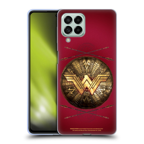 Wonder Woman Movie Logos Shield And Arrows Soft Gel Case for Samsung Galaxy M53 (2022)