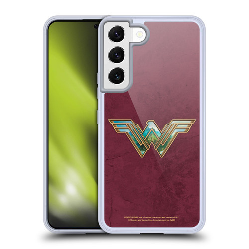 Wonder Woman Movie Logos Themiscyra Soft Gel Case for Samsung Galaxy S22 5G