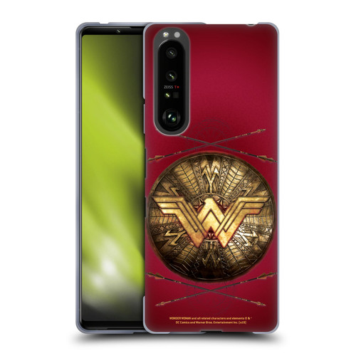 Wonder Woman Movie Logos Shield And Arrows Soft Gel Case for Sony Xperia 1 III