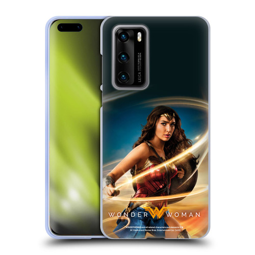 Wonder Woman Movie Posters Lasso Of Truth Soft Gel Case for Huawei P40 5G