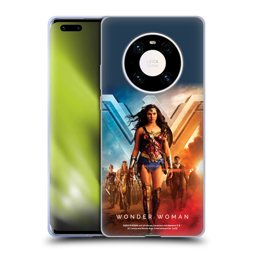 Wonder Woman Movie Posters Group Soft Gel Case for Huawei Mate 40 Pro 5G