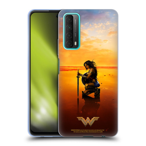 Wonder Woman Movie Posters Sword And Shield Soft Gel Case for Huawei P Smart (2021)